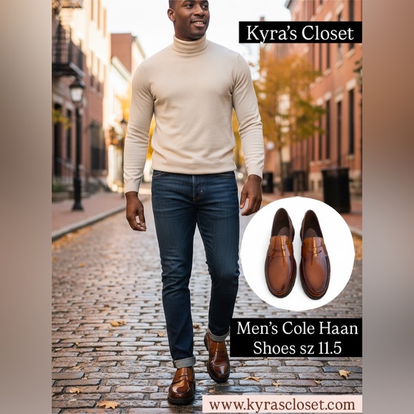 Cole Haan Men’s Classic Penny Loafers | Size 11.5 | Brown - Picture 2 of 10